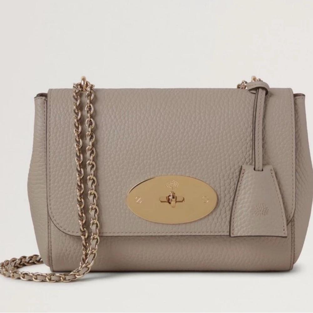Mulberry Taupe Leather Lily Bag